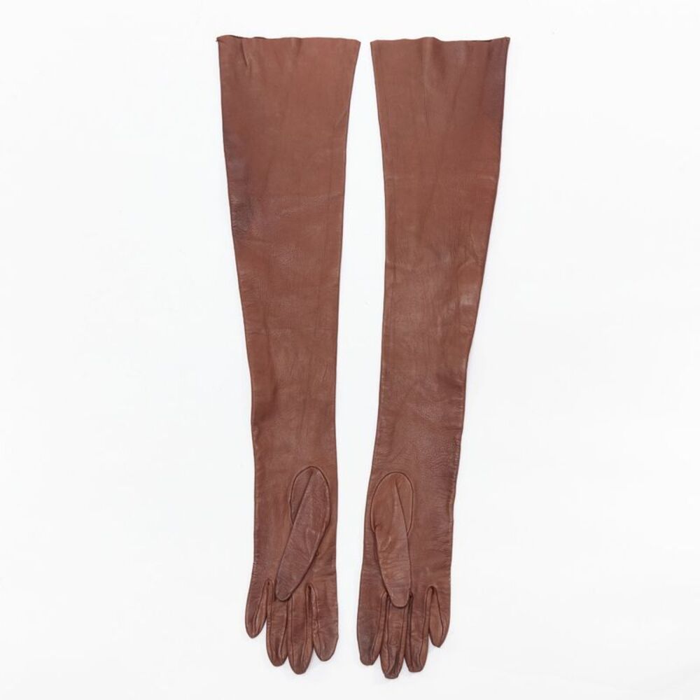 Gucci Studs Leather Opera Gloves - Picture 2 of 6